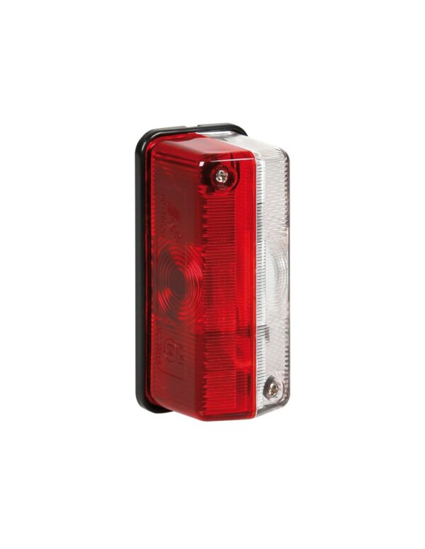 Piloto Lateral Blanco/Rojo C/Tornillos 90X40