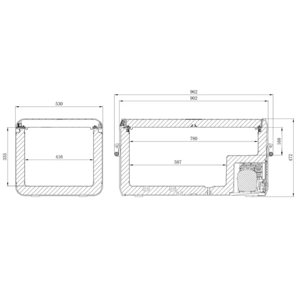 Nevera Dometic Coolfreeze CFX3 100 - Imagen 13