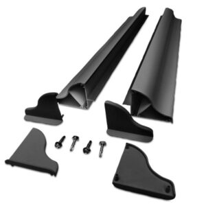 Kit Soportes Panel 550mm Negro