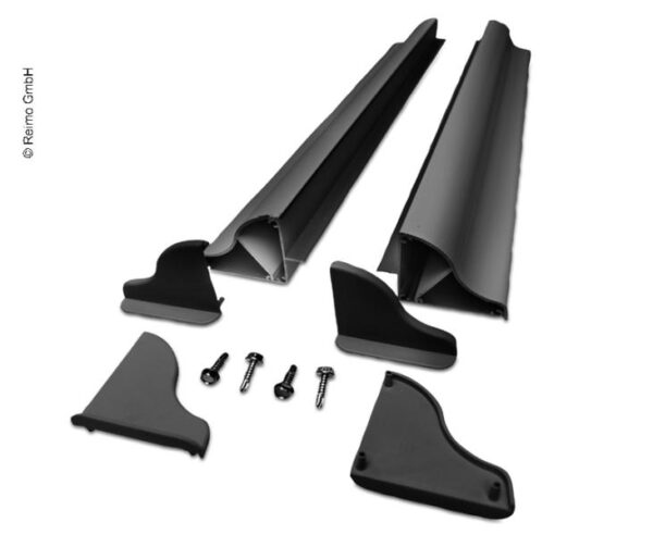 Kit Soportes Panel 550mm Negro