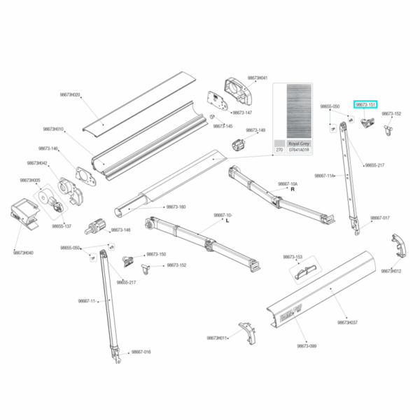 Articulacion Pata F40Van 270 - Imagen 3