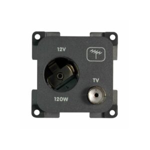 Enchufe 12V+Antena Auto Marron