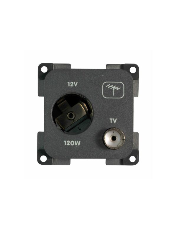 Enchufe 12V+Antena Auto Marron