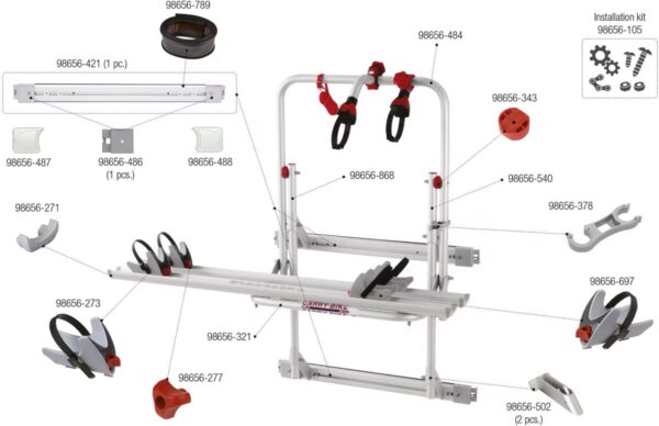 Distanciador Fiamma Carry-Bike - Imagen 4