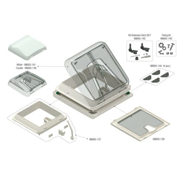 Mosquitera + Cuadro Interno Vent 28 F - Imagen 2