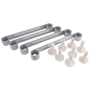 Brazos Metalicos Heki 4 Pcs
