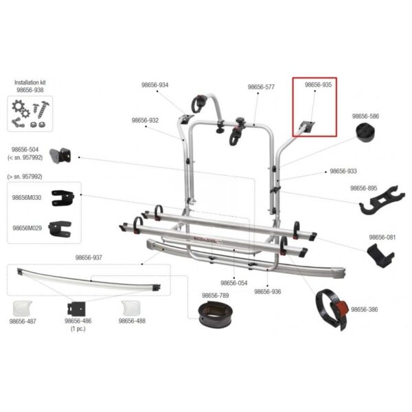 Carry-Bike Custom Soporte Izquierdo Superior - Imagen 2