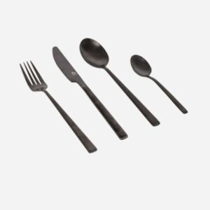Set Cubiertos 16 Pz. Ballona Black