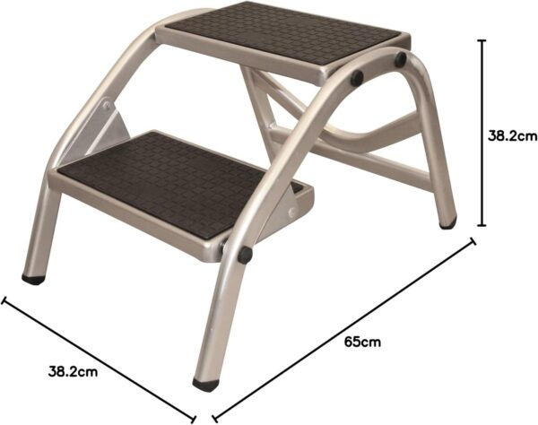 Escalon Doble Darwin Aluminio - Imagen 2