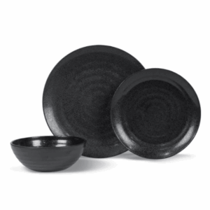 Conjunto 12 Pz Melamina Ebony