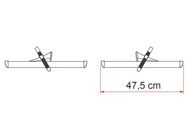 Canalina Fiamma Kit Rail Premium 48 - Imagen 4
