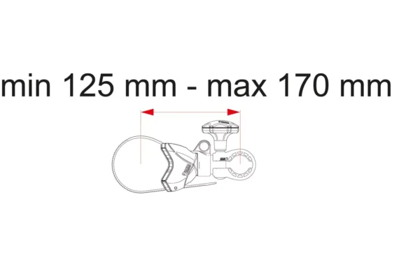 Brazo Fiamma Bike-Block Pro S Black - Imagen 8