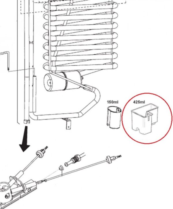 Cubeta Condensados 425Ml Rm/Rml/Rmt 600-855 - Imagen 4