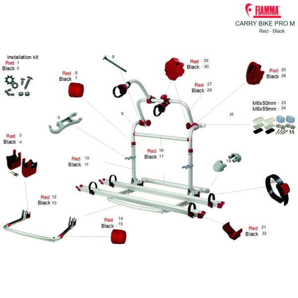 Bull Shoch Absorber Red Fiamma 2pcs - Imagen 5