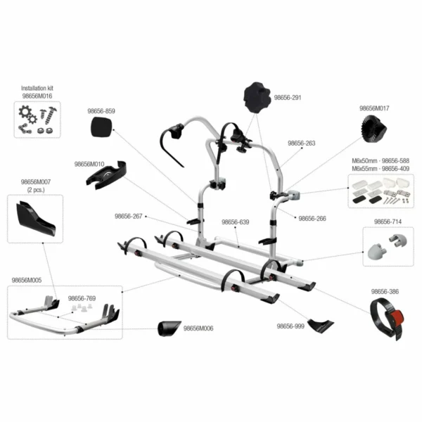 Carry-Bike Tapa Carril Quick Pro Negro - Imagen 3