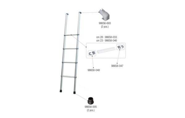 Gancho Escalera Fiamma 4B / 5B - Imagen 2