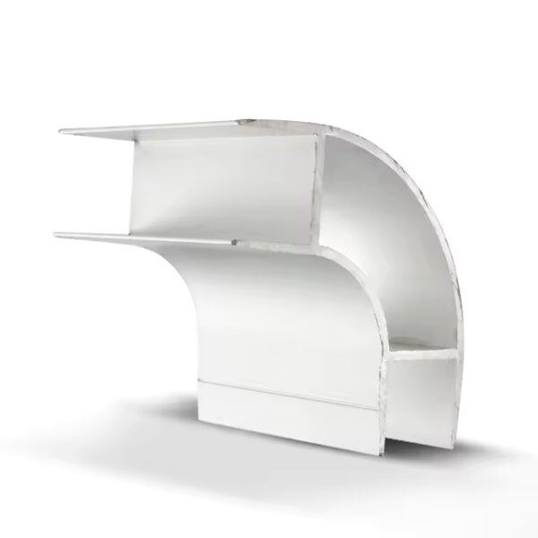 Perfil Unión 90º Aluminio 15mm Blanco 2,2m