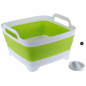 Lavabo Plegable Silicona Blanco/Lima
