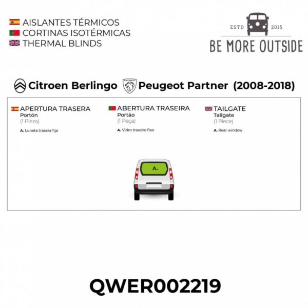 Termico Berlingo II 2008/2018 Set Completo 8 Piezas - Imagen 3