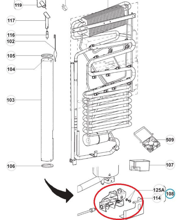 Quemador Kz16 Rm 8501-8555 - Imagen 2