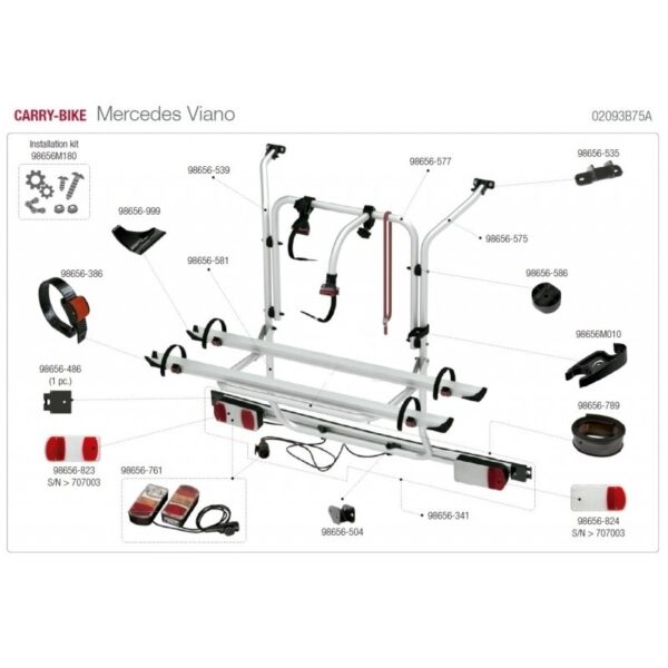 Carry-Bike Mercedes Viano - Imagen 2
