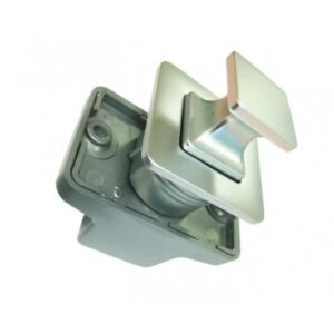 Cajetin Completo Push Lock Cuadrado Niquel
