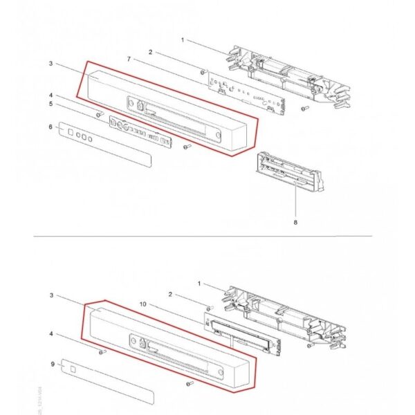 Carcasa Display Thetford N3145 Der T691463 - Imagen 2