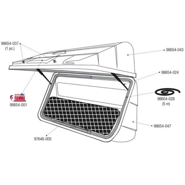 Cerradura Fiamma Ultra-Box 180/320/360/500 - Imagen 4