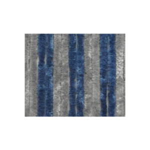 Cortina Terciopelo Azul/Gris 56X185