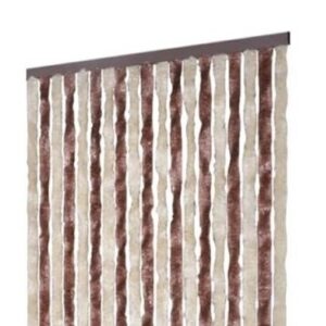 Cortina Terciopelo Marron/Beige 56X185