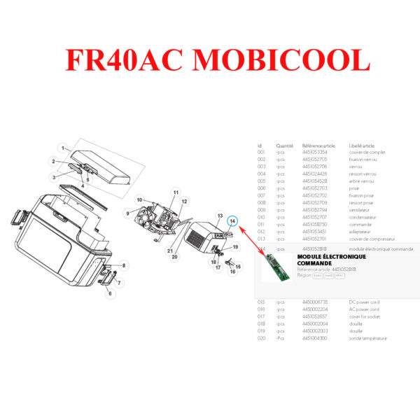 Display Control Mobicool MCF / FR - Imagen 5