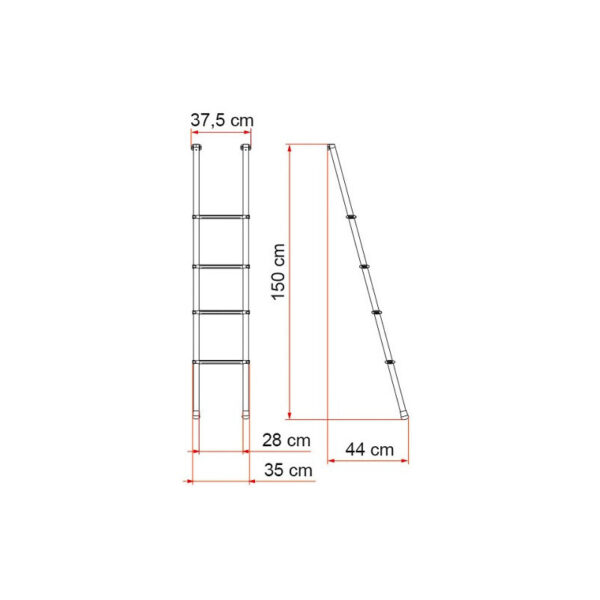Escalera Interior Fiamma Deluxe 4B - Imagen 2