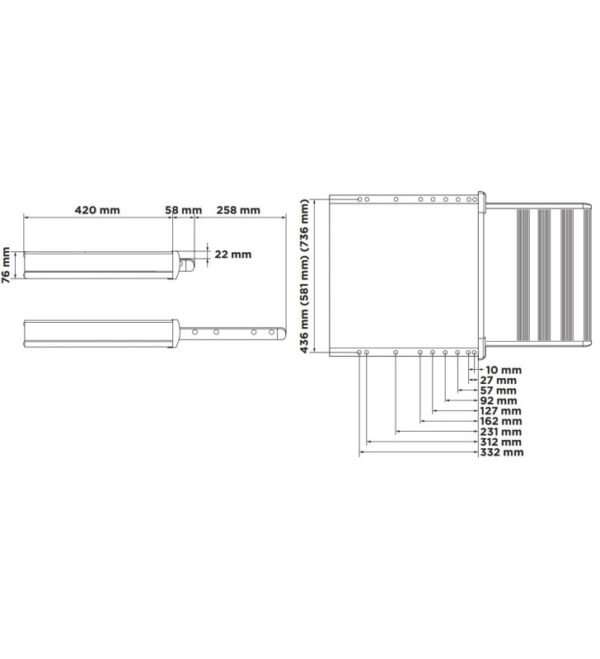 Escalon Omni Step 400 Slide Out 12V - Imagen 4