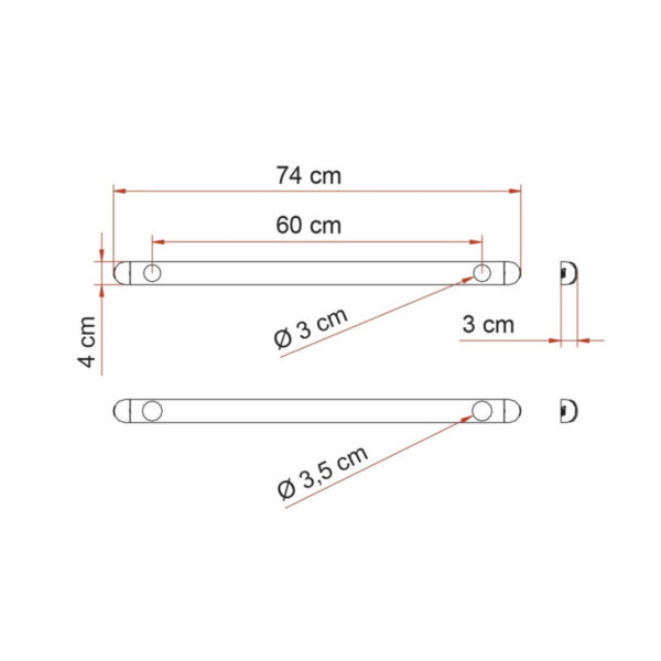 Kit Support Bar Fiamma Carry-Bike - Imagen 8