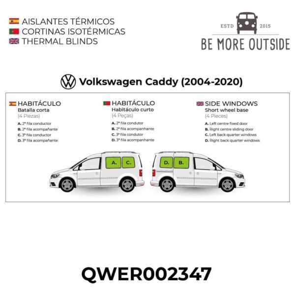 Térmico VW Caddy desde 2004 Set Completo - Imagen 7