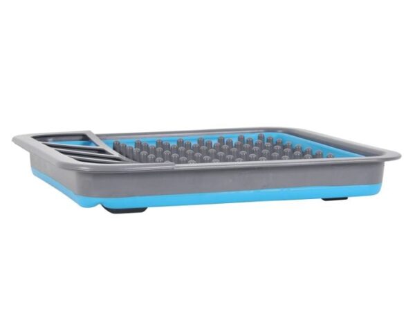 Escurreplatos Silicona Plegable Eco Azul - Imagen 3