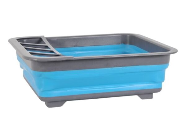 Escurreplatos Silicona Plegable Eco Azul - Imagen 2