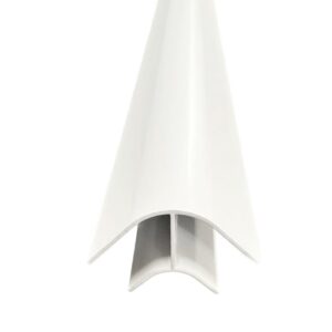 Perfil Unión 90º Corto 15mm Aluminio Blanco 2m