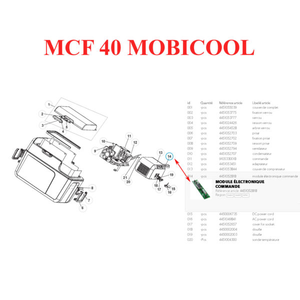 Display Control Mobicool MCF / FR - Imagen 4