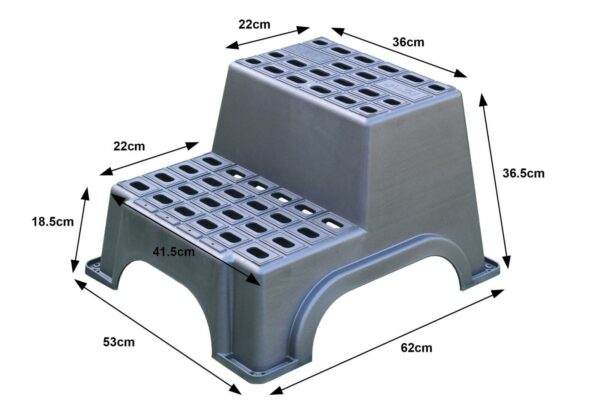 Escalon Plastico Doble Xxl - Imagen 3