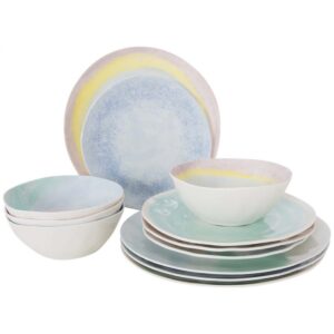 Conjunto 12 Pz. Melamina Pastel Collection