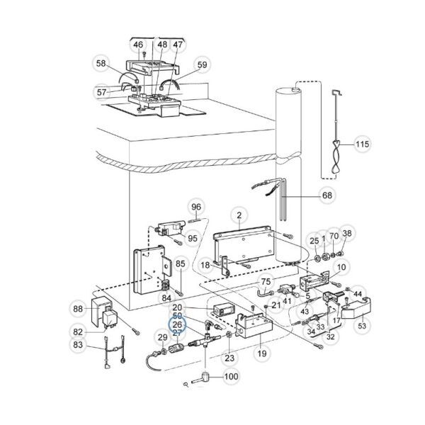 Valvula Gas Ra/Rm/S410/T250/T165 - Imagen 2