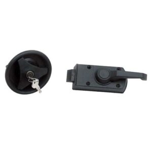 Cerradura Redonda 93mm Negra