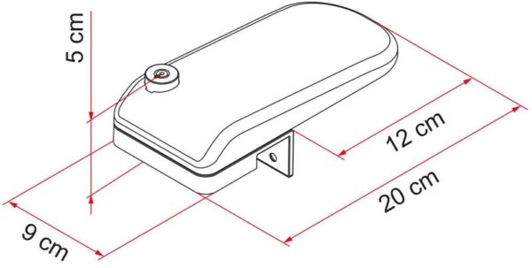 Cerradura Fiamma Safe Door Magnum Frame - Imagen 2