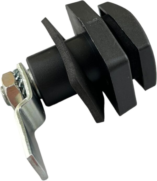 Cerradura Porton Push 28X30 Negro - Imagen 6