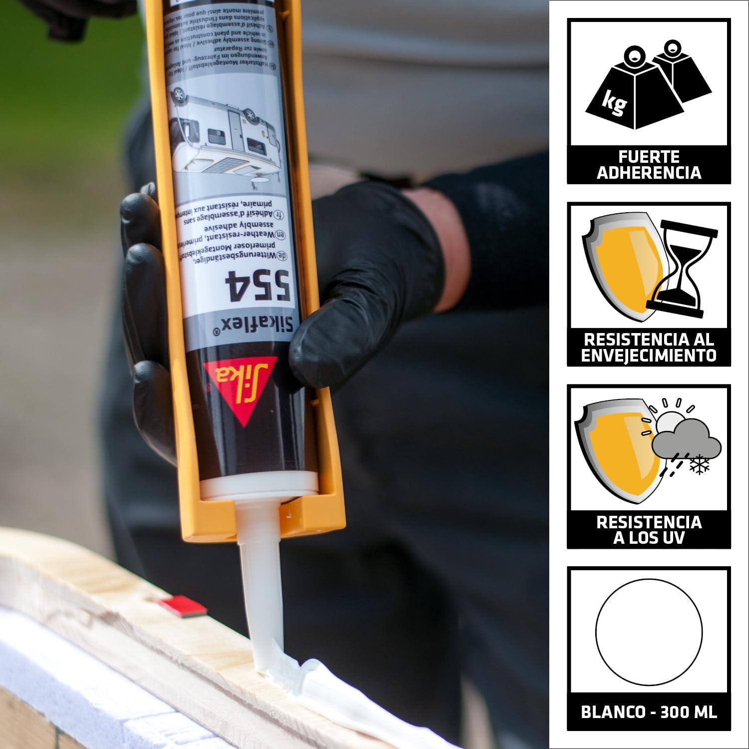 Sikaflex Estructura 554 Blanco - Imagen 2