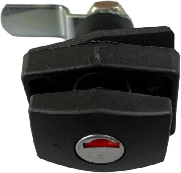 Cerradura Porton Push 28X30 Negro - Imagen 5
