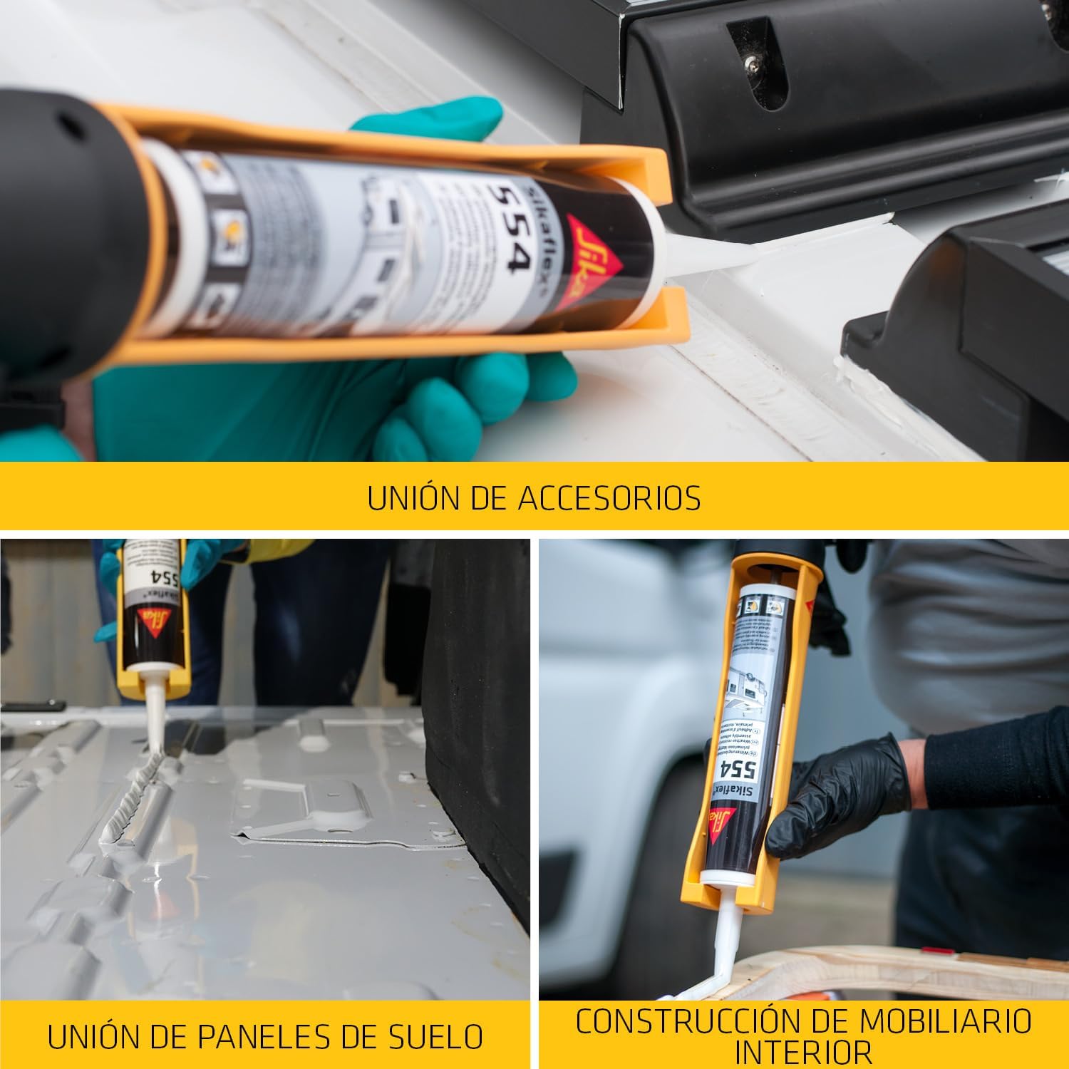 Sikaflex Estructura 554 Blanco - Imagen 6
