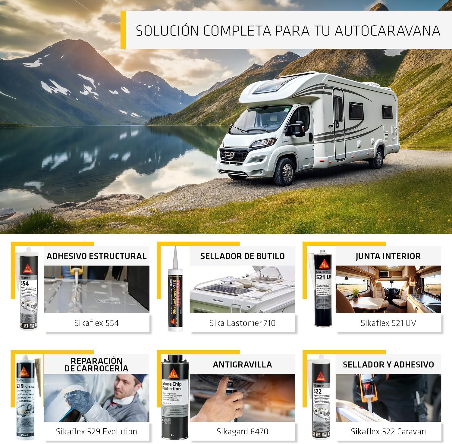 Sikaflex Estructura 554 Blanco - Imagen 7