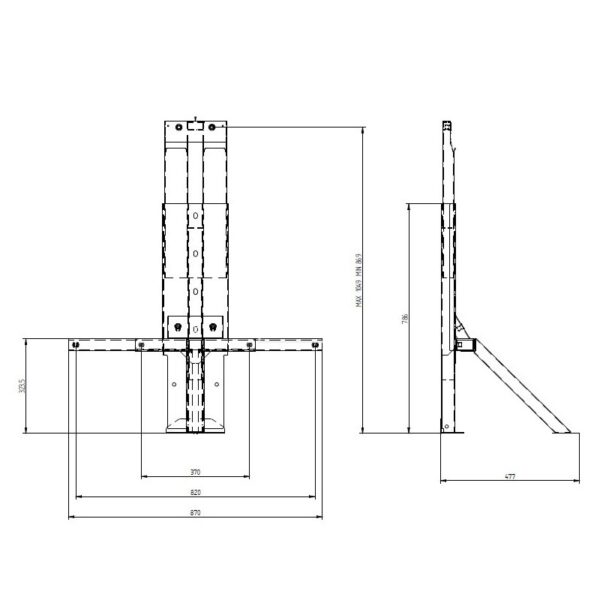 Asiento Estructura 6334C Universal - Imagen 2